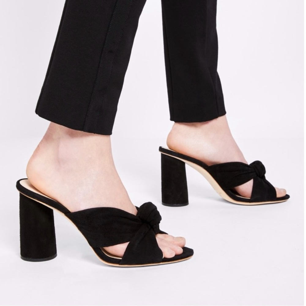 Black loeffler randall  coco knotted sandal